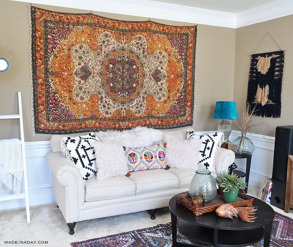 Rug Wall Art: How to Hang a Rug Like a Tapestry