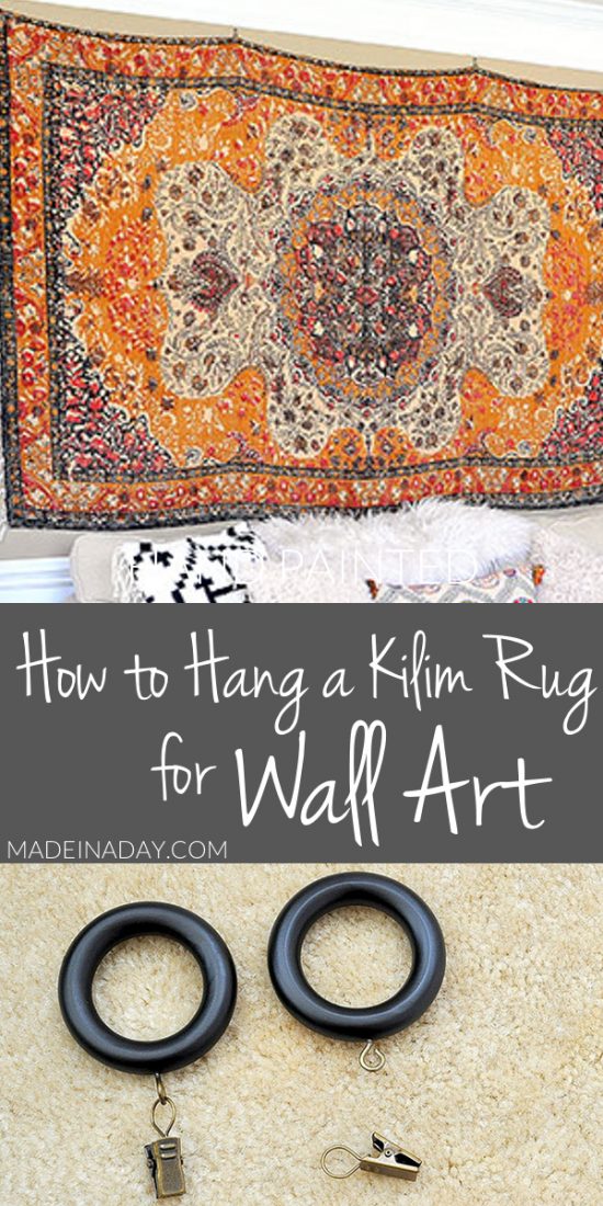 Rug Wall Art How To Hang A Rug Like A Tapestry Made In A Day