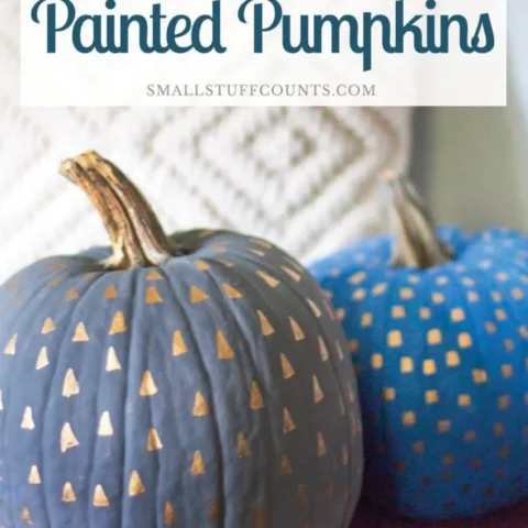 Image for Easy Metallic Patterned Painted Pumpkins