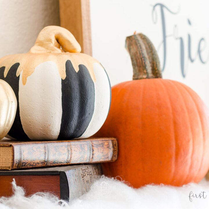 Image for How to Paint Foam Pumpkins to Look High End