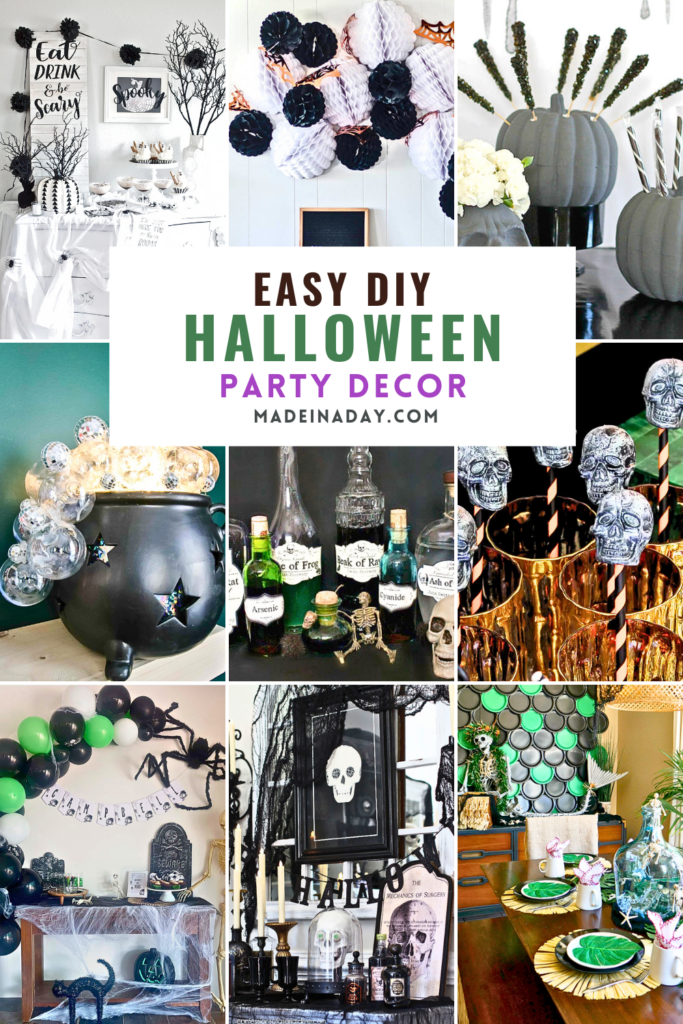 Easy DIY Halloween Party Decor Collection