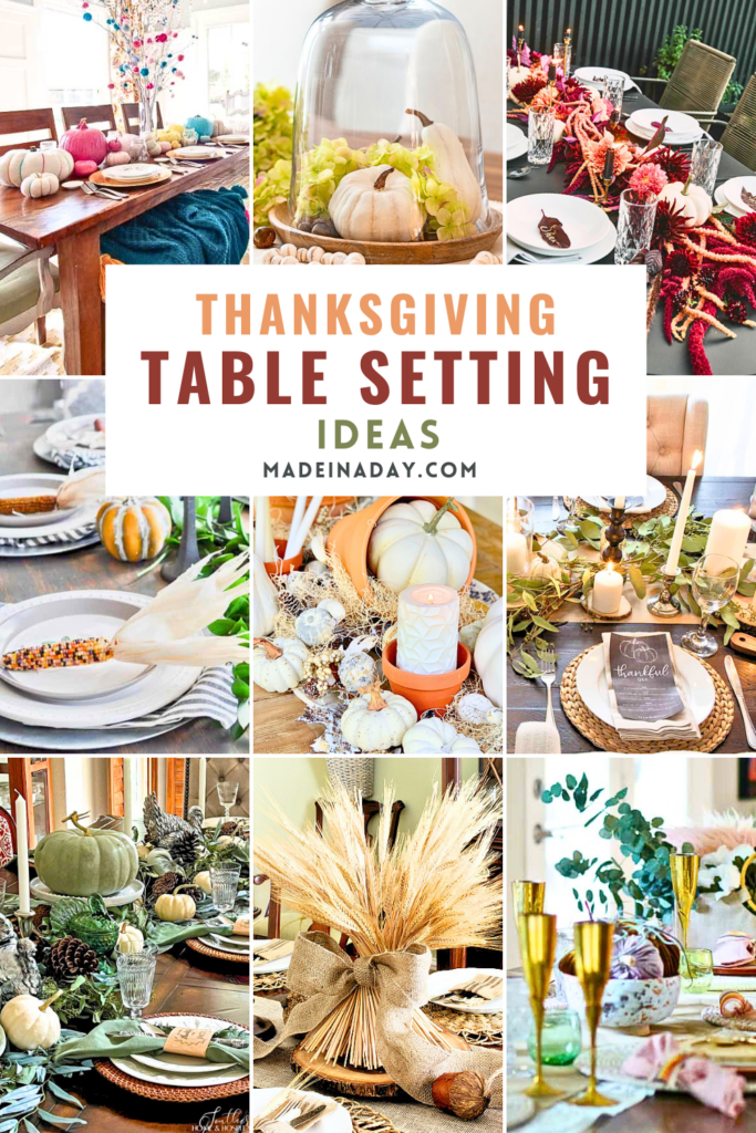 Thanksgiving Table Setting Ideas Collection