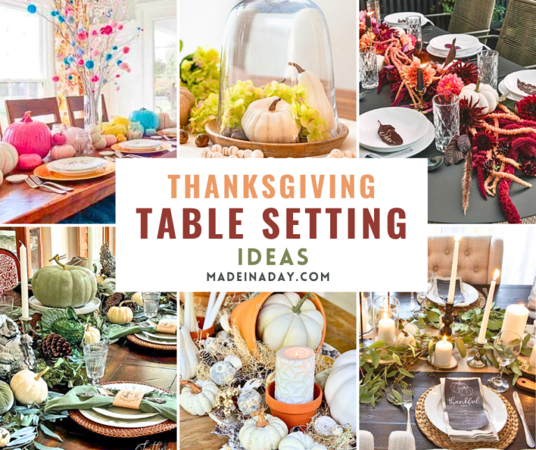 Thanksgiving Table Setting Ideas