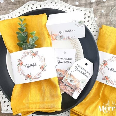 Image for Easy Thanksgiving Table Decor Idea With These Free Printables