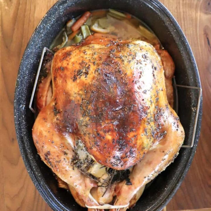 Image for Roast Turkey with Garlic and Herb Compound Butter