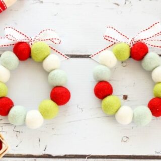 Image for Felt Ball Wreath