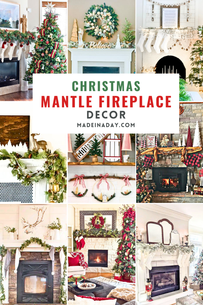 Christmas Mantle Fireplace Decor Collection