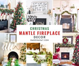 Christmas Mantle Fireplace Decor
