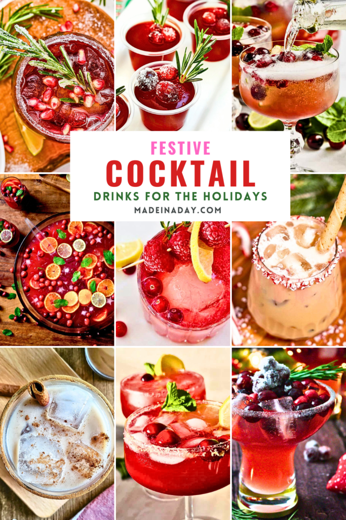 Festive Cocktail Drinks for the Holidays Collection