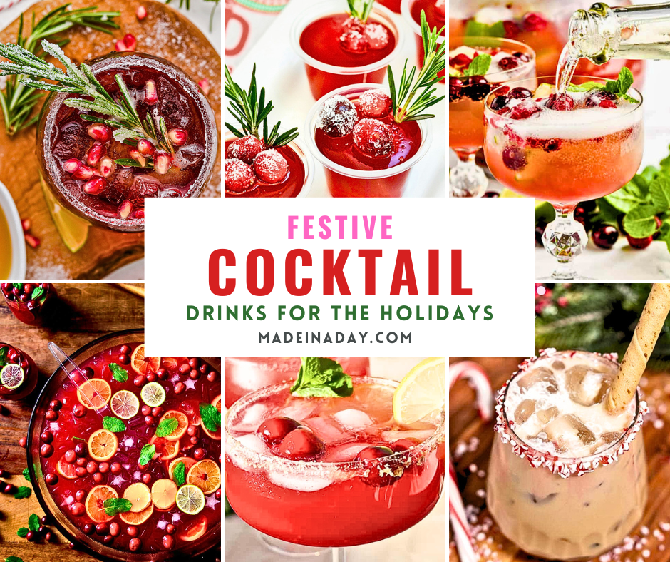 Festive Cocktail Drinks for the Holidays