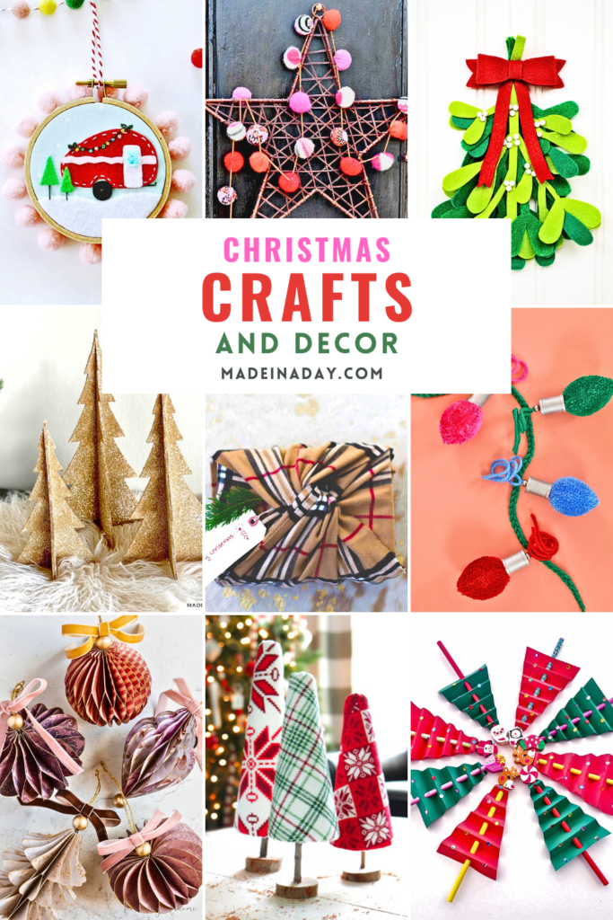 Handmade Christmas Crafts and Decor Collection