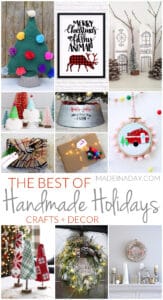 The Best Christmas Holiday Handmade Crafts + Decor