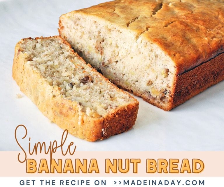 No Fail Simple Banana Nut Bread Recipe