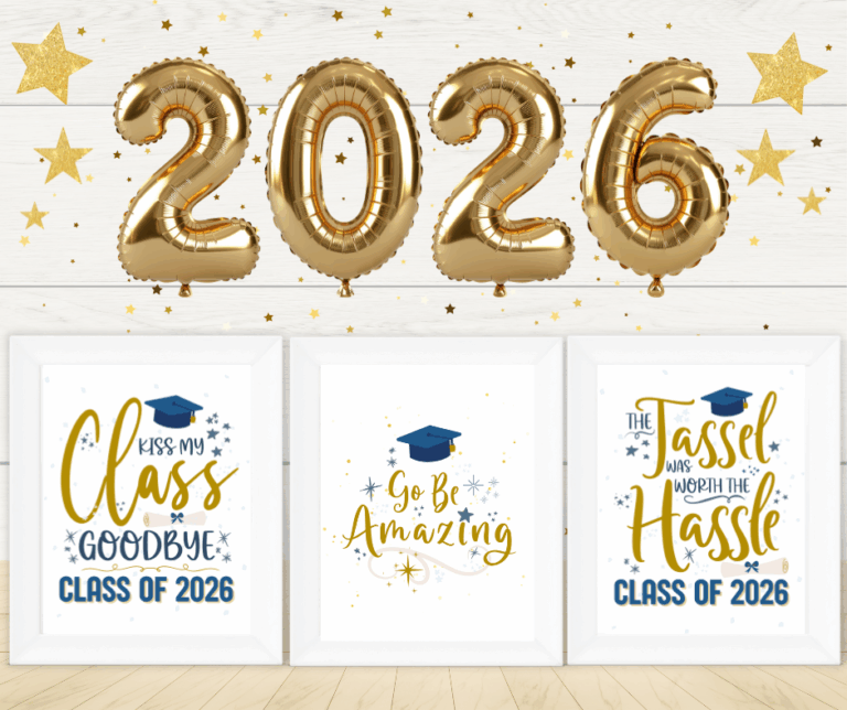 Graduation Printables for Party Decor