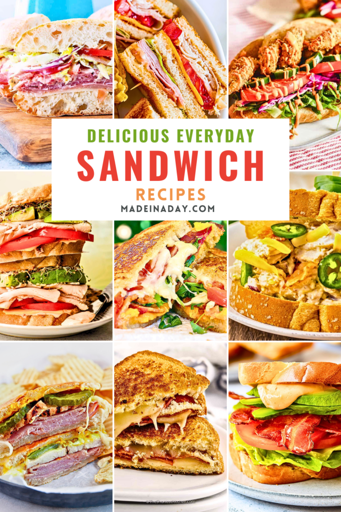 Delicious Everyday Sandwich Recipes Collection
