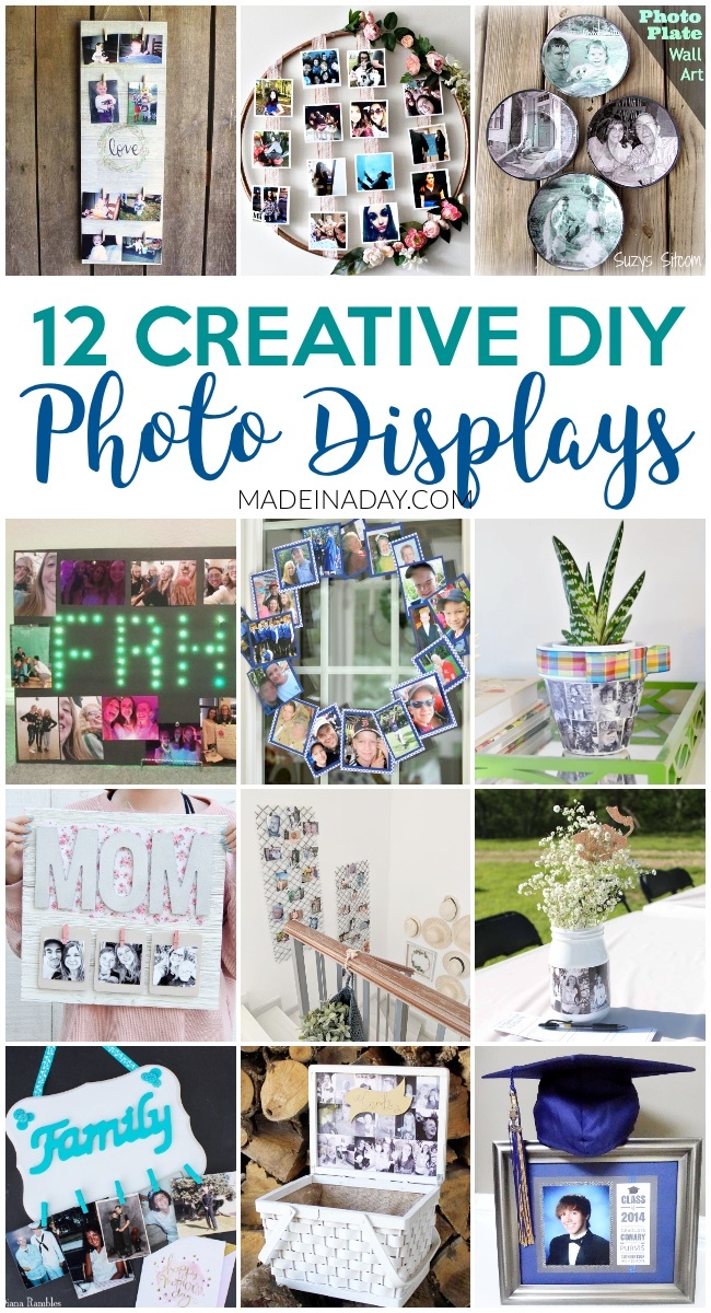 Creative Photo Display Ideas (+ Photo Canvas Giveaway!) - Organize by Dreams