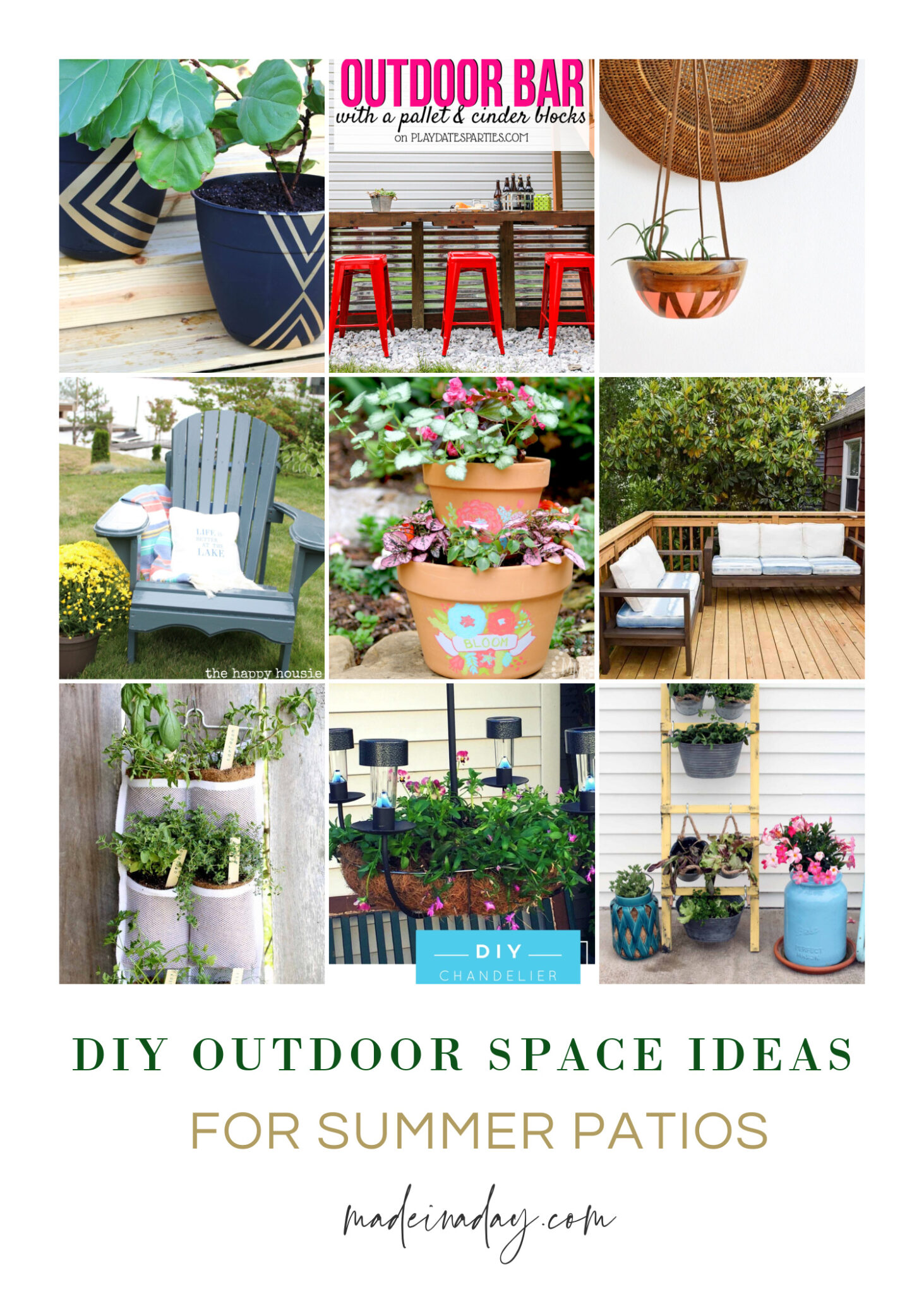 DIY Outdoor Space Ideas For Summer Patios Made In A Day