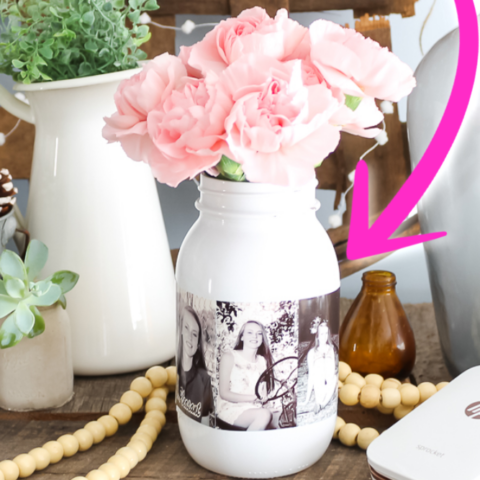 Image for Photo Mason Jar Centerpiece