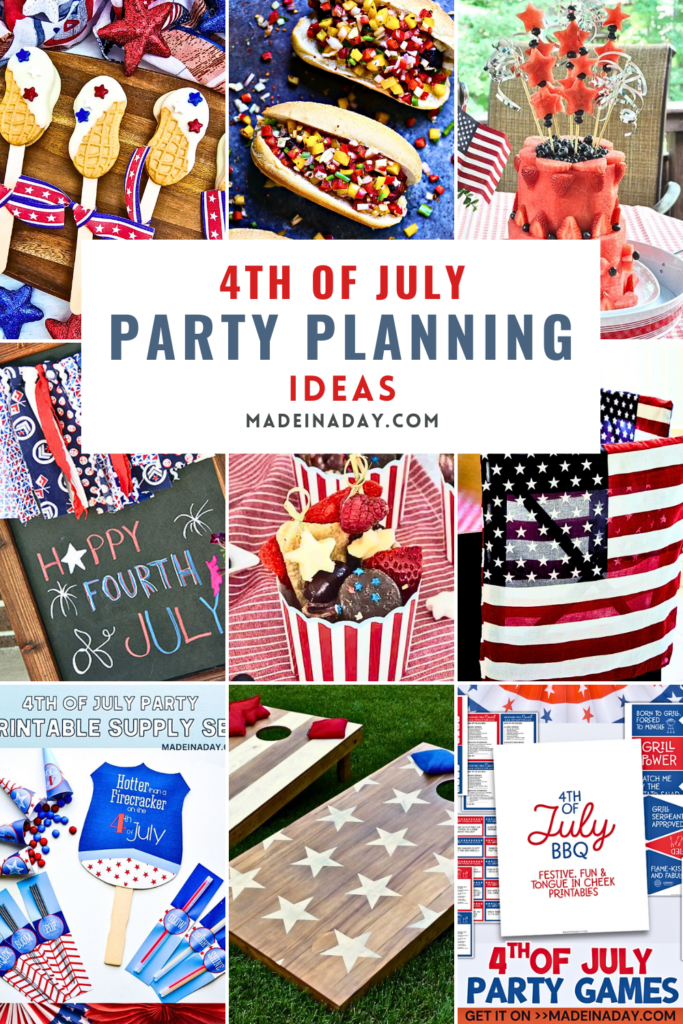 4th of July Party Planning Ideas Collection