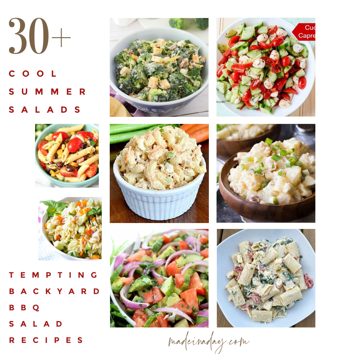 30+ Tempting Backyard BBQ Summer Salad Recipes Made in a Day
