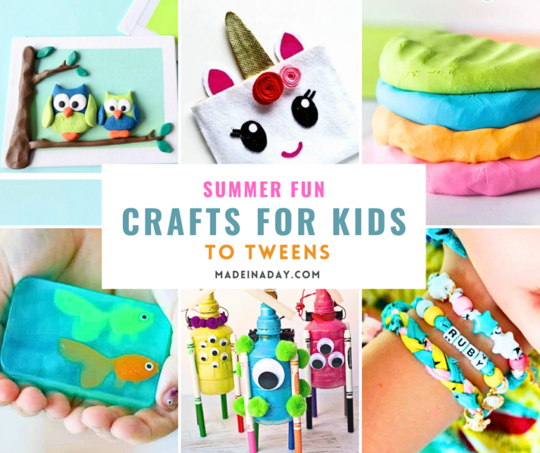 Summer Fun Crafts for Kids to Tweens