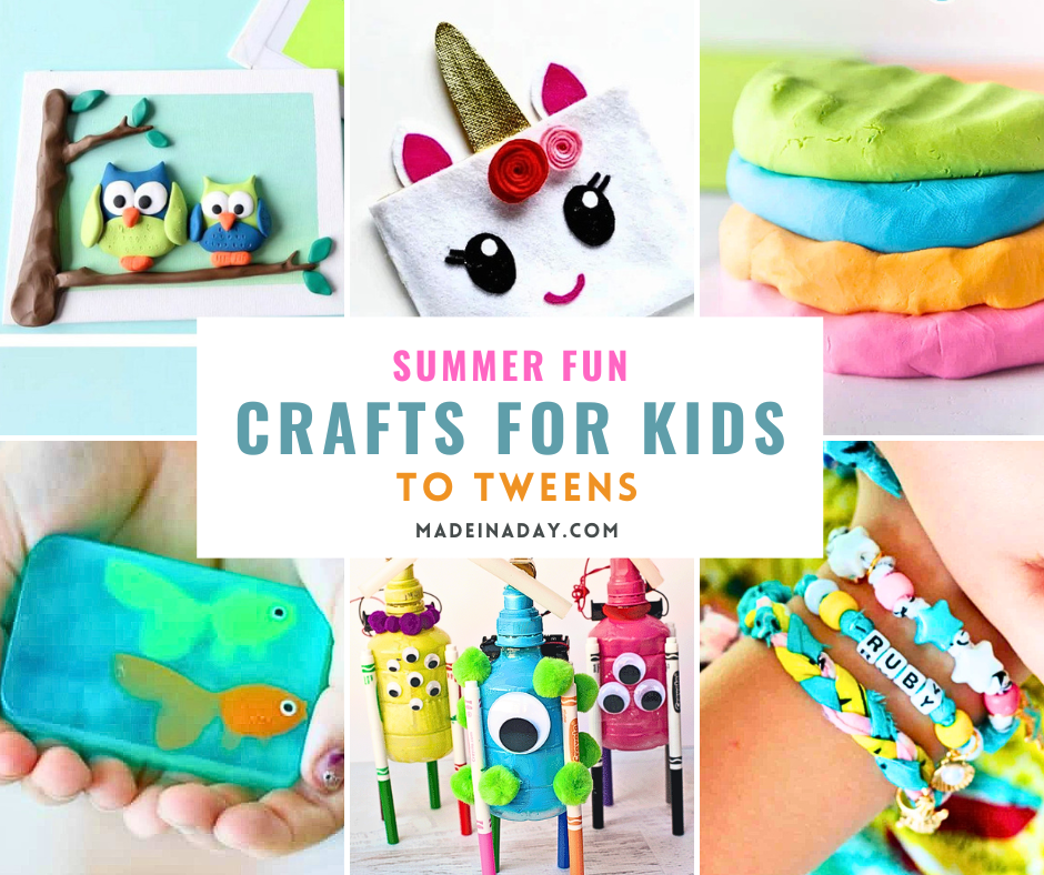 Summer Fun Crafts for Kids to Tweens
