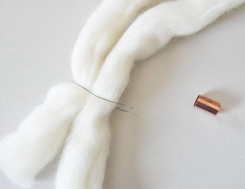 DIY Copper Wool Roving Macrame Wall Hanging Made In A Day