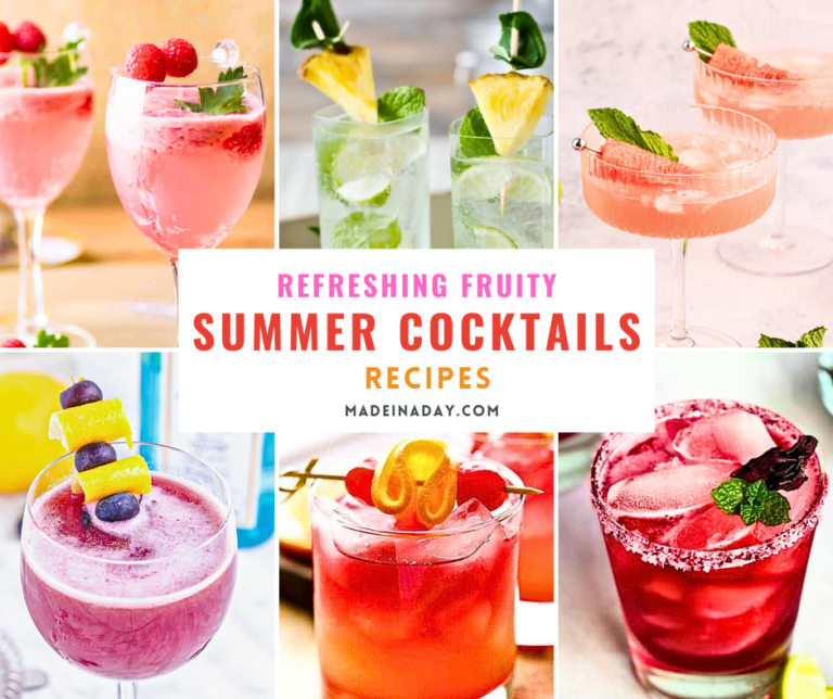 Refreshing Fruity Summer Cocktails Recipes