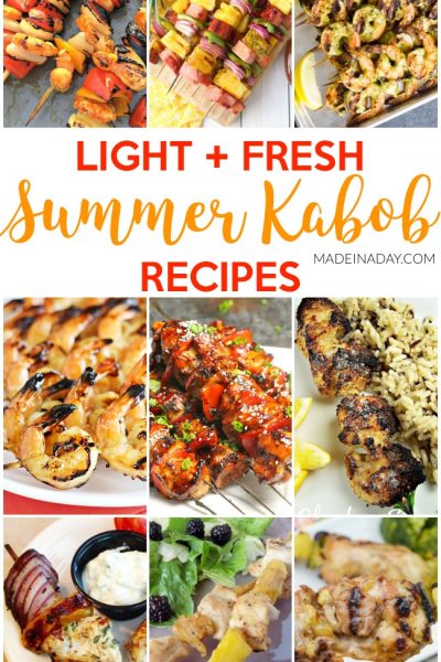Light Fresh Summer Kabob Recipes