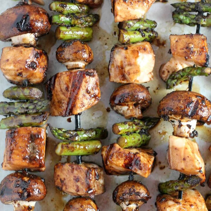 Image for Sweet Balsamic Salmon Kabobs