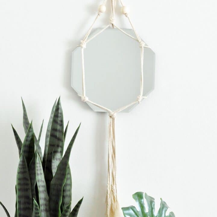 Image for Trendy DIY Bohemian Macrame Mirror Wall Hanging
