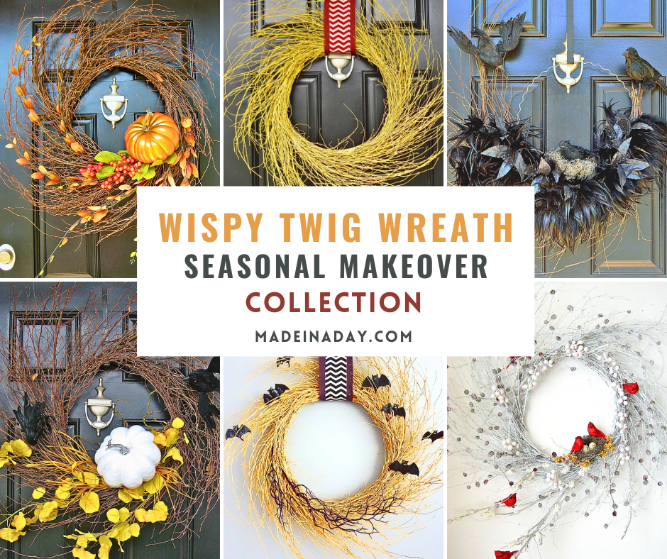 Wispy Twig Wreath Makeover Collection