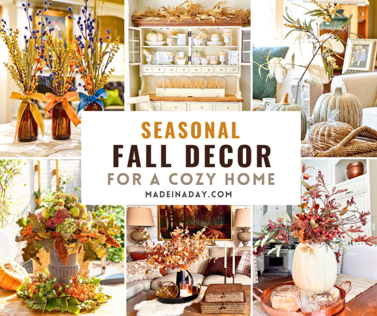 Seasonal Fall Decor for a Cozy Home