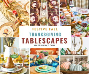 Festive Fall Thanksgiving Tablescapes