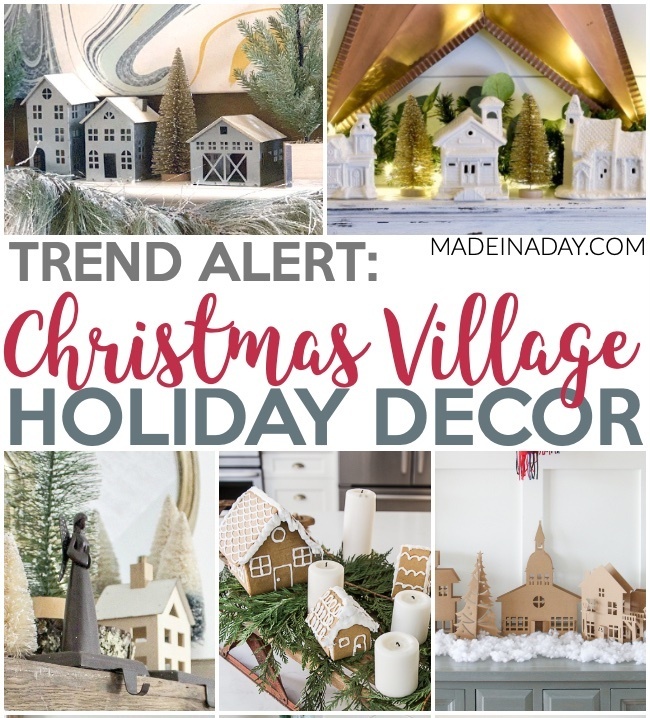 10 Fascinating Christmas Village Holiday Decoration Ideas  Made In A Day