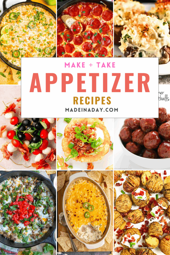 Easy Make & Take Party Appetizers Recipes