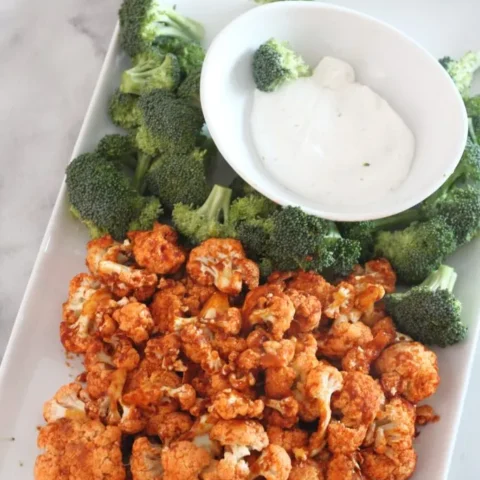 Image for Low Carb Air Fried Buffalo Cauliflower