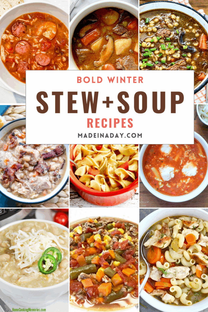 Bold Winter Stew and Soup Recipes List