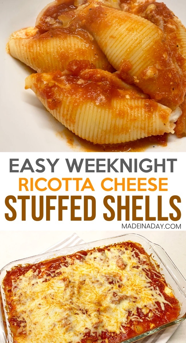 The Best Easy Ricotta Stuffed Shells • Salted Mint