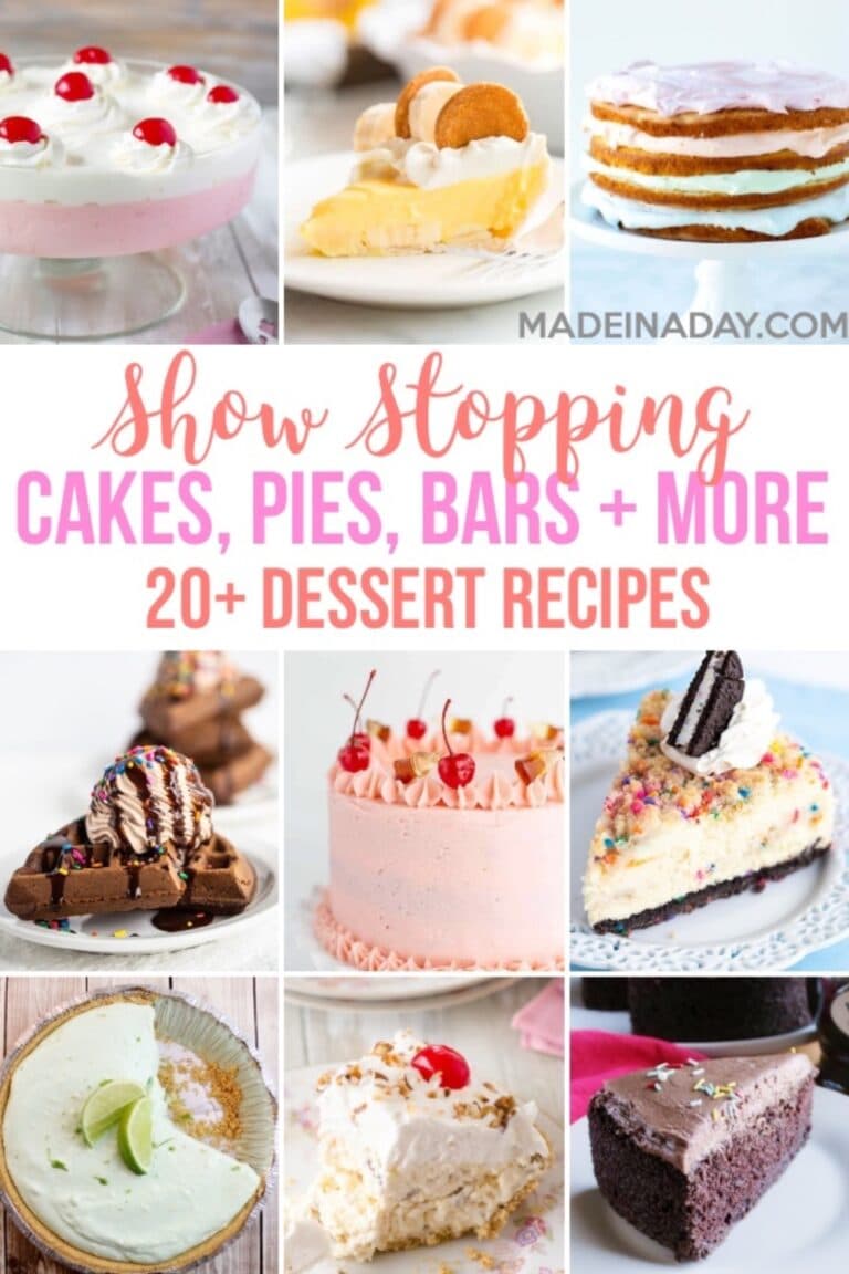 20+ Show Stopping Dessert Recipes