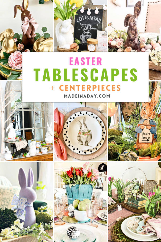 Easter Tablescapes and Centerpiece Decor Collection