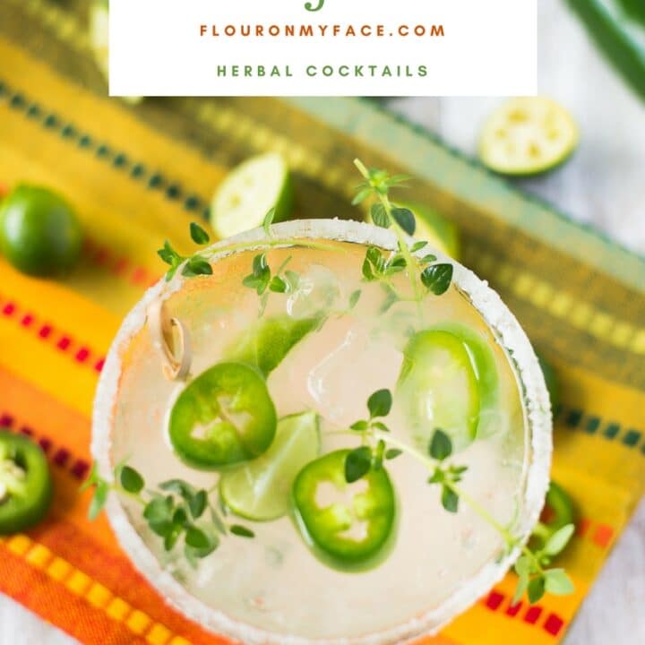 Image for Spicy Jalapeno Thyme Margarita Recipe