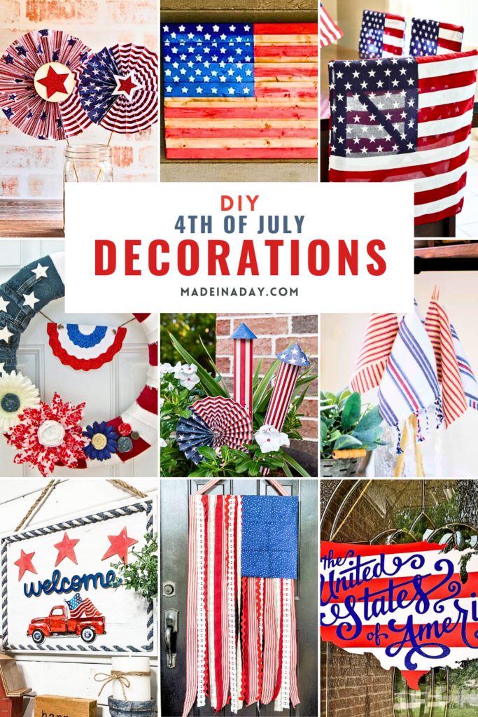 DIY 4th of July Decorations List