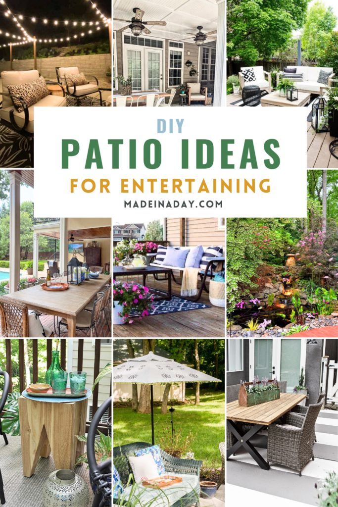 DIY Patio Ideas for Entertaining Outside