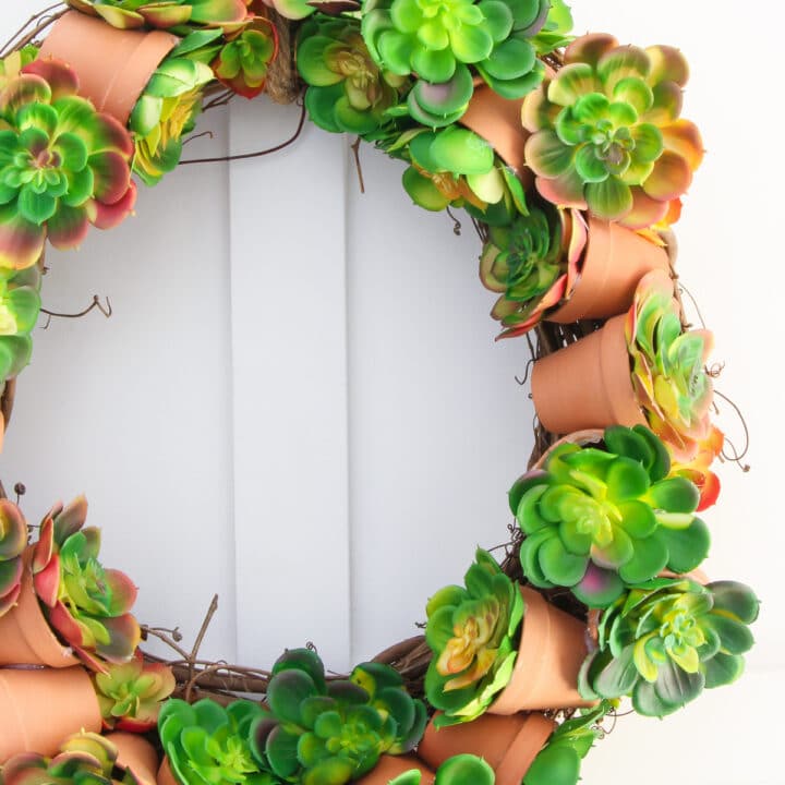 Image for DIY Clay Pot Succulent Wreath Tutorial