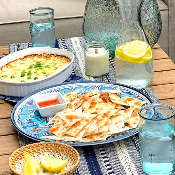 Image for Crab Rangoon Dip + Summer Entertaining Inspiration
