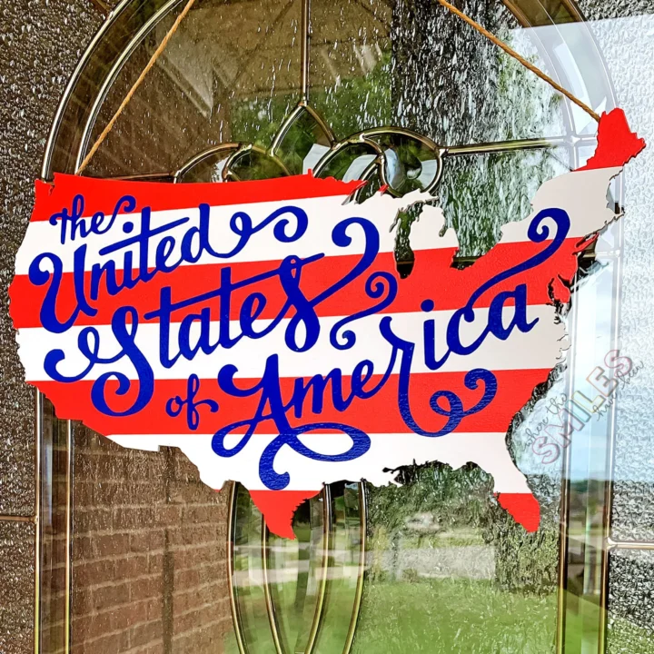 Image for Patriotic USA Door Hanger That’s Perfect for Summer!