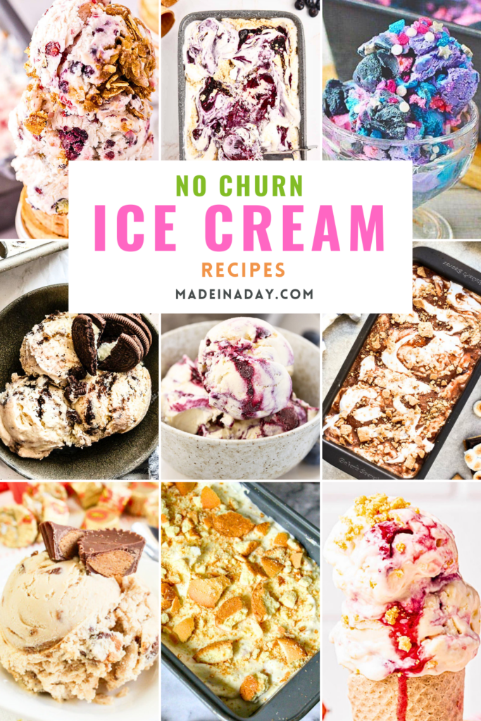 Easy No Churn Ice Cream Recipes Collection