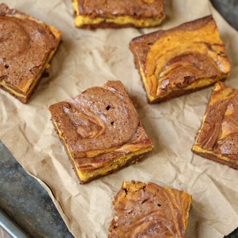 Image for Best Pumpkin Cheesecake Brownies Recipe for Thanksgiving or Anytime