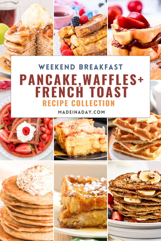 Best Weekend Breakfast Recipes pancakes, waffles and more